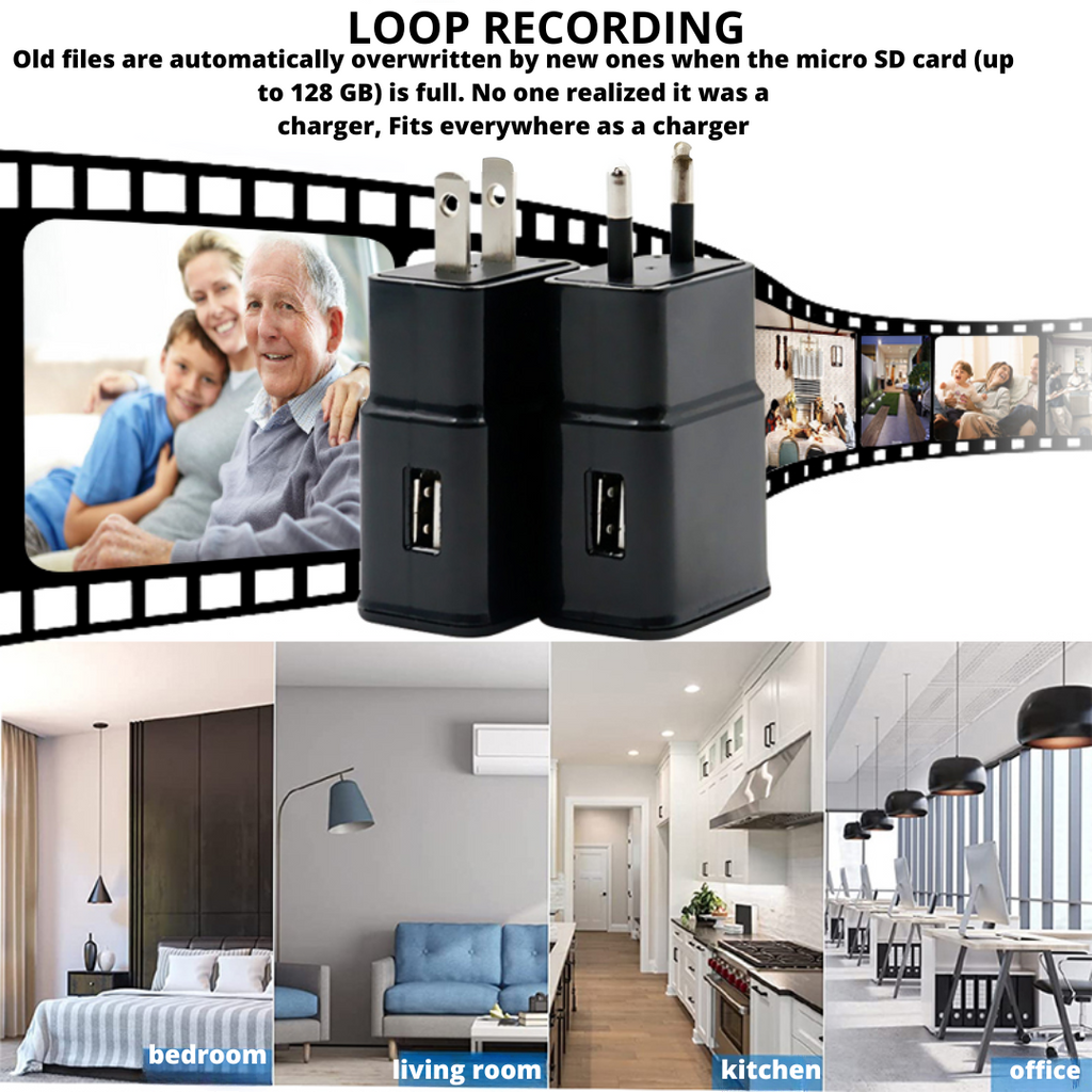 PlugView – Discreet WiFi Charger Camera