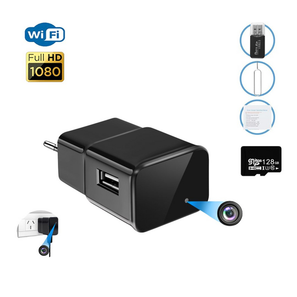 PlugView – Discreet WiFi Charger Camera