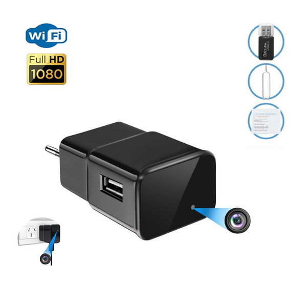 PlugView – Discreet WiFi Charger Camera