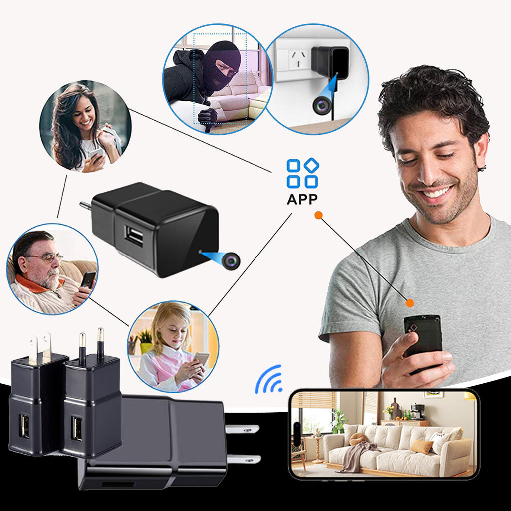 PlugView – Discreet WiFi Charger Camera